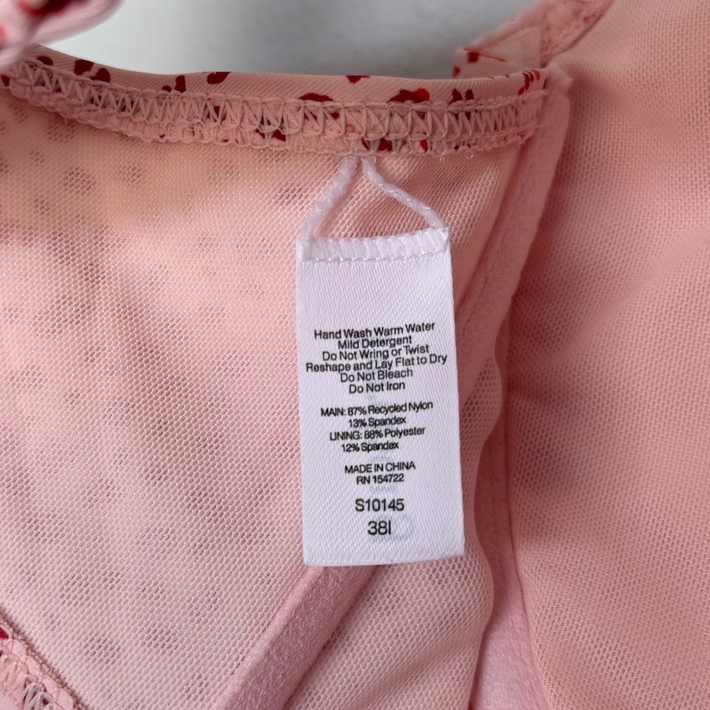 Birdsong Chic Pink Leopard Bikini Top - Picture 5 of 5